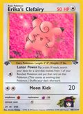 Erika's Clefairy - Gym Challenge - #40 (1st Edition)