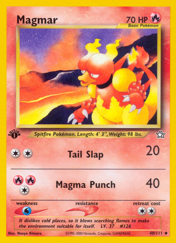 Magmar - Neo Genesis - #40 (1st Edition)