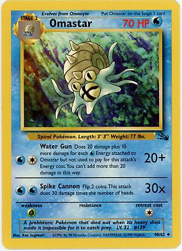 Omastar - Fossil - #40