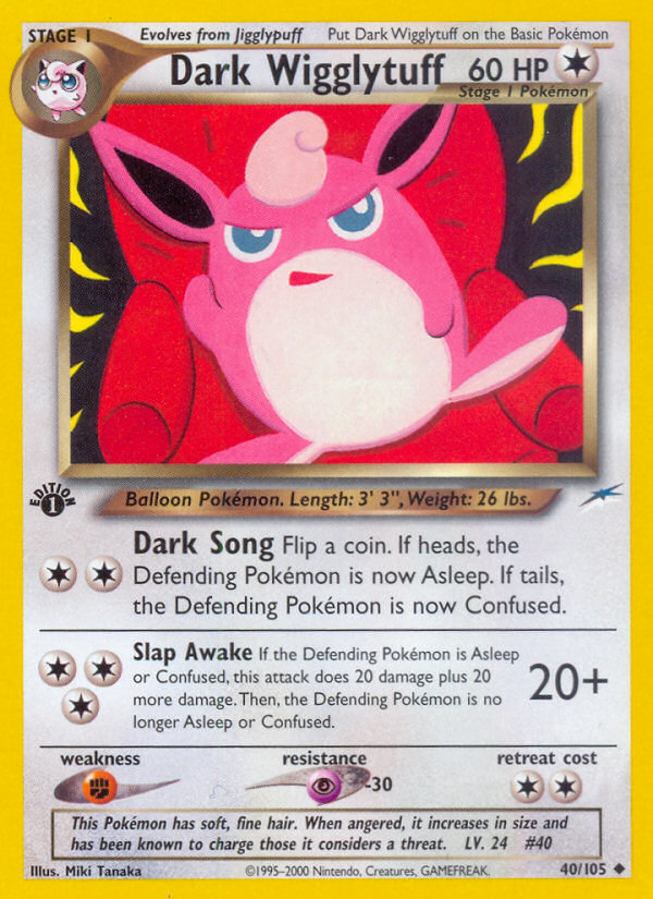 Dark Wigglytuff - Neo Destiny - #40 (1st Edition)