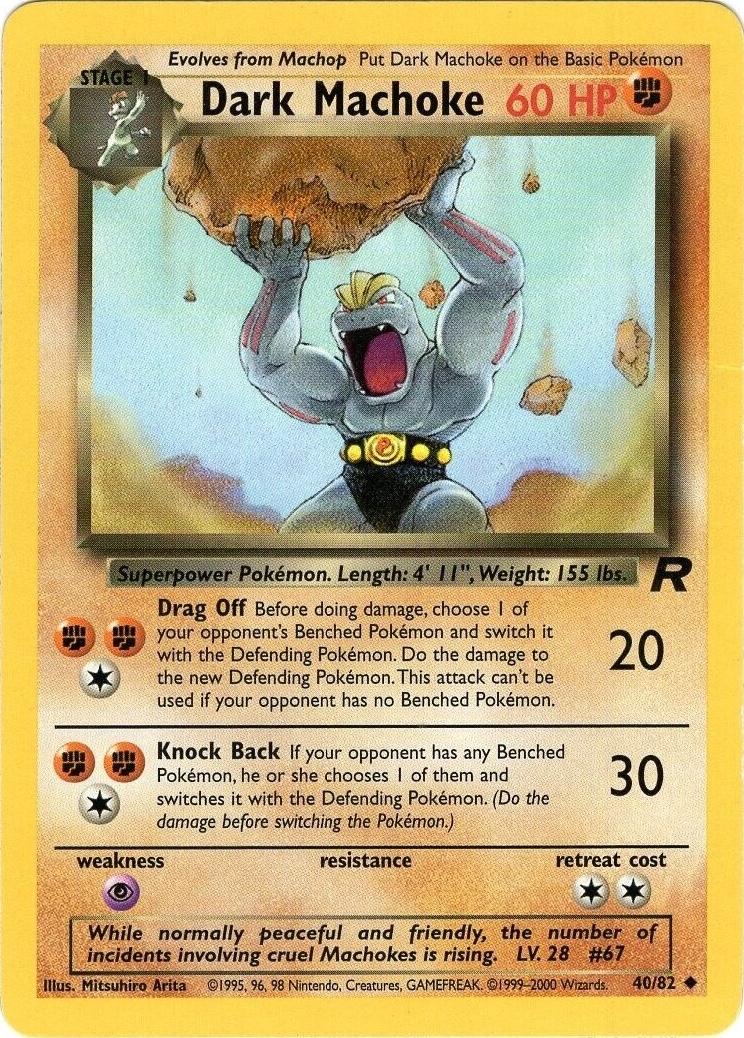 Dark Machoke - Team Rocket - #40