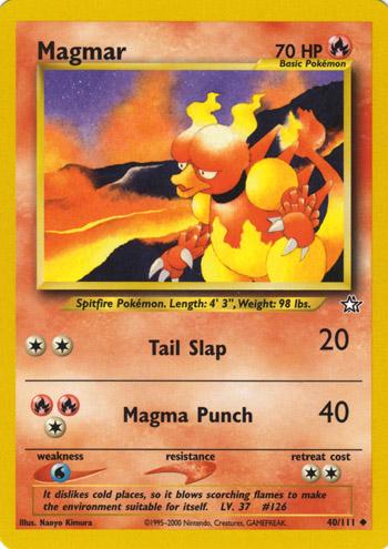 Magmar - Neo Genesis - #40