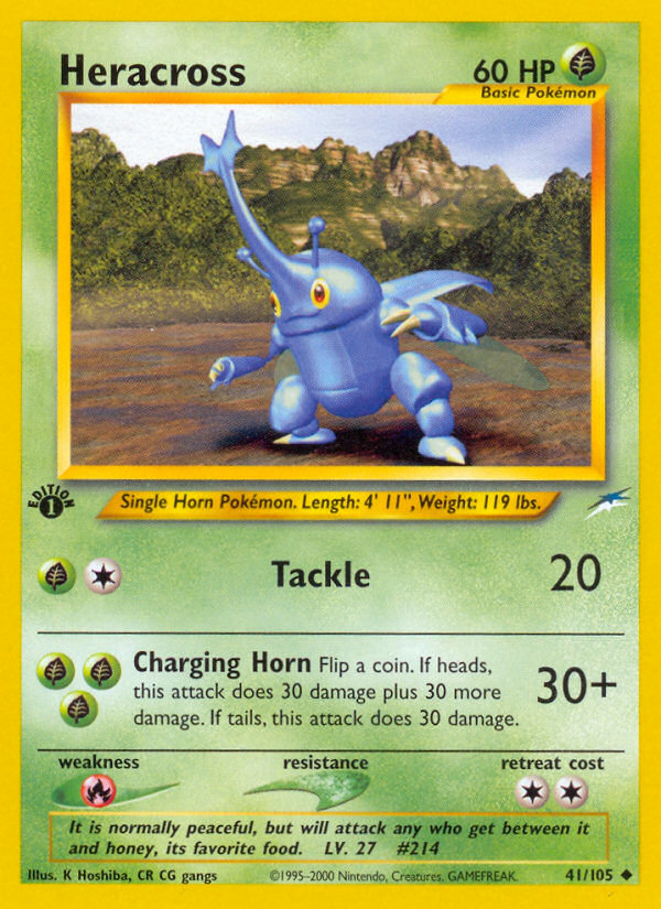 Heracross - Neo Destiny - #41 (1st Edition)