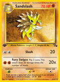 Sandslash - Fossil - #41 (1st Edition)