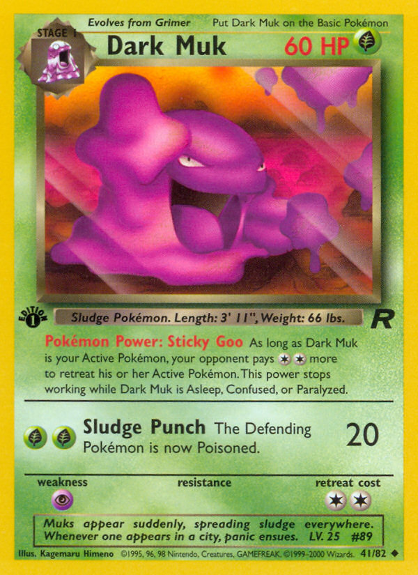 Dark Muk - Team Rocket - #41 (1st Edition)