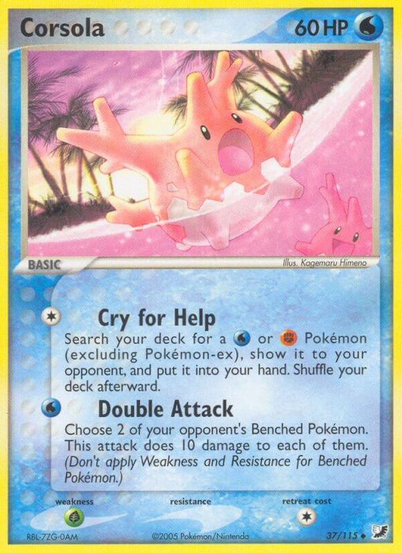 Corsola - EX Unseen Forces - #37