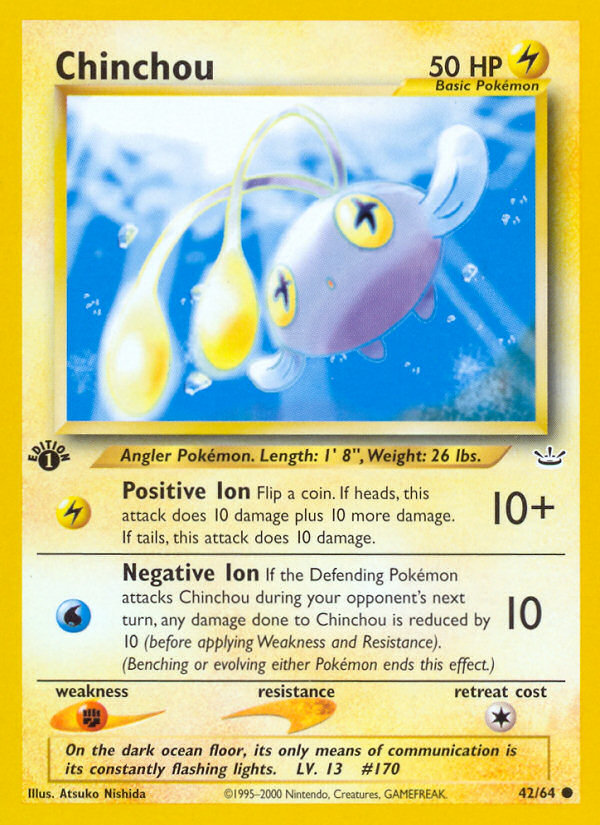 Chinchou - Neo Revelation - #42 (1st Edition)