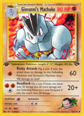 Giovanni's Machoke - Gym Challenge - #42 (1st Edition)