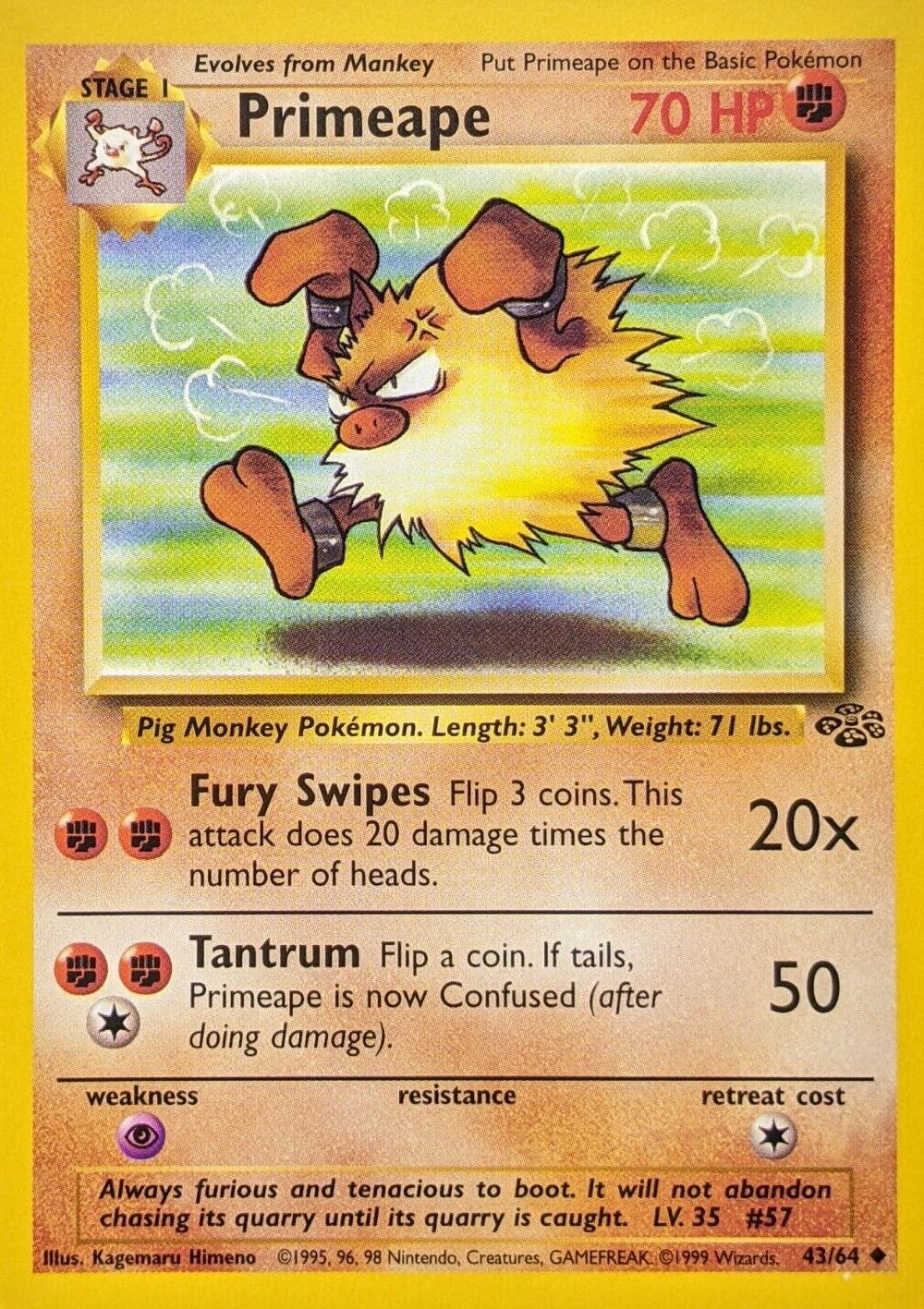 Primeape - Jungle - #43