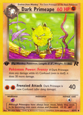 Dark Primeape - Team Rocket - #43 (1st Edition)