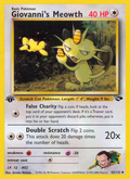 Giovanni's Meowth - Gym Challenge - #43 (1st Edition)