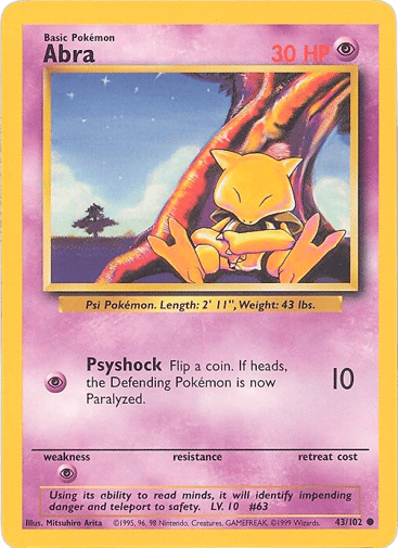 Abra - Base Set - #43