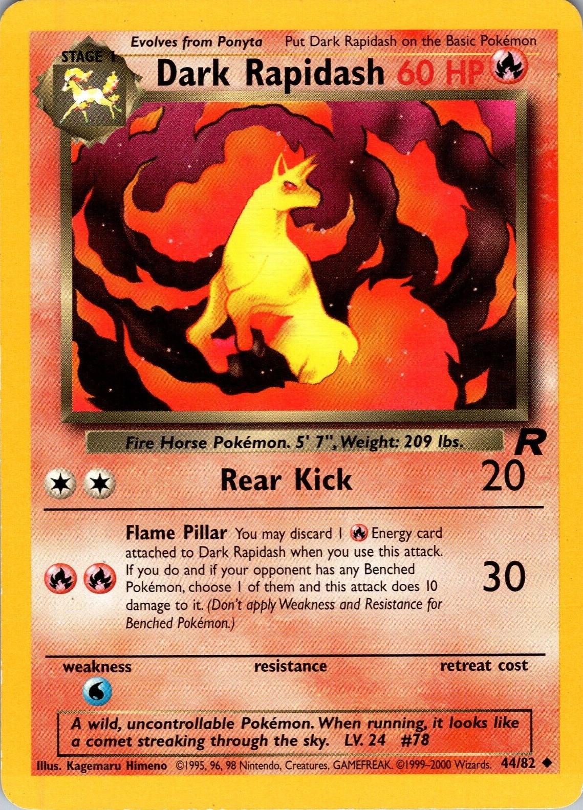 Dark Rapidash - Team Rocket - #44