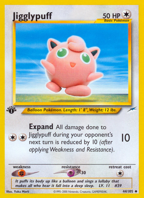 Jigglypuff - Neo Destiny - #44 (1st Edition)