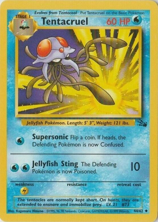 Tentacruel - Fossil - #44