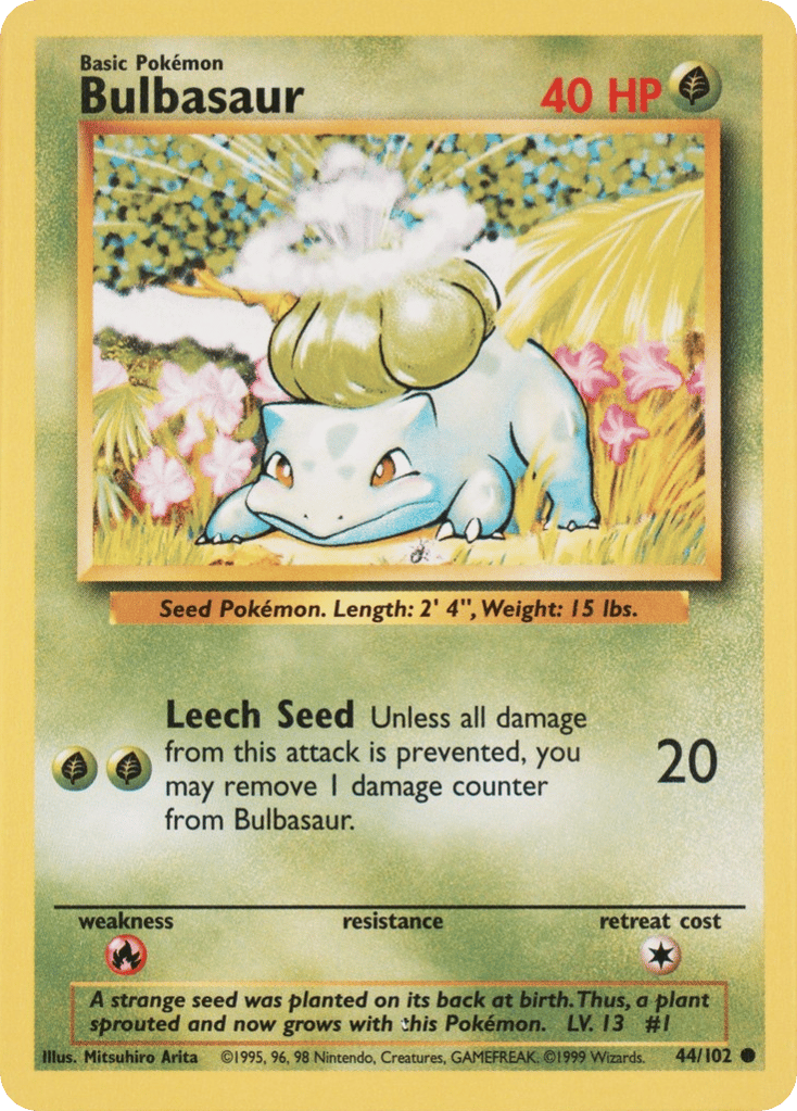 Bulbasaur - Base Set - #44