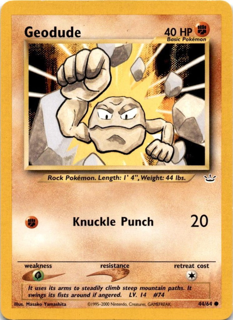 Geodude - Neo Revelation - #44