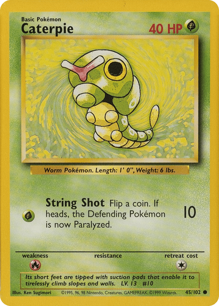 Caterpie - Base Set - #45