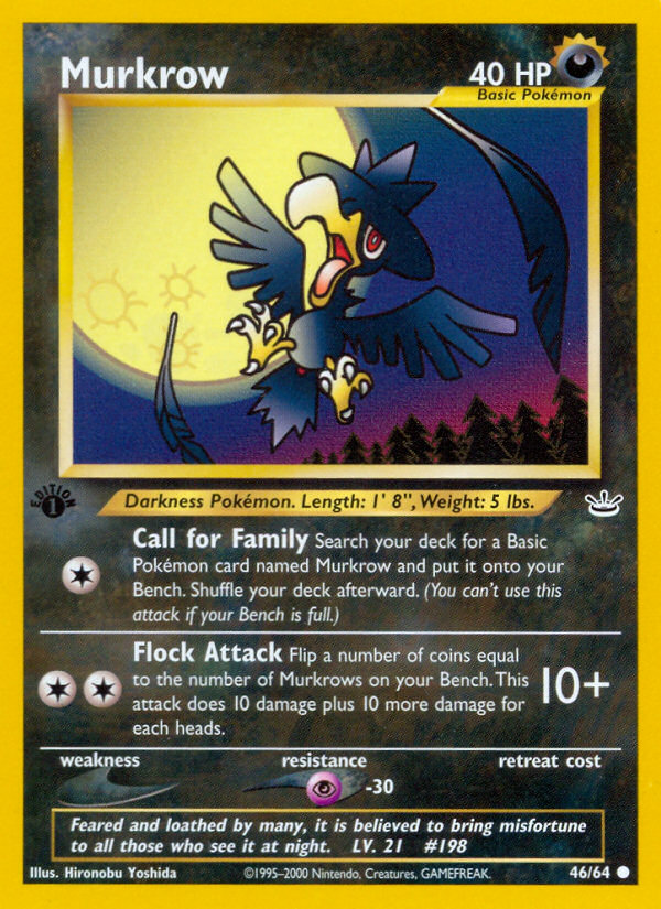 Murkrow - Neo Revelation - #46 (1st Edition)