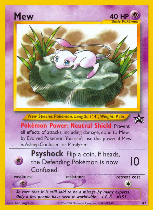 Mew - Black Star Promo - #47