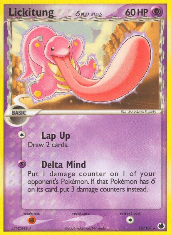 Lickitung (Delta Species) - EX Dragon Frontiers - #19