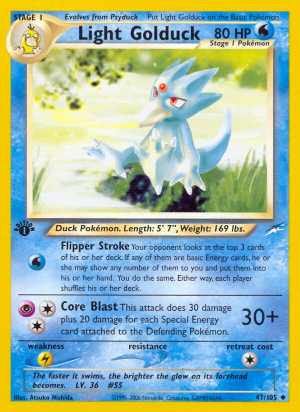 Light Golduck - Neo Destiny - #47 (1st Edition)