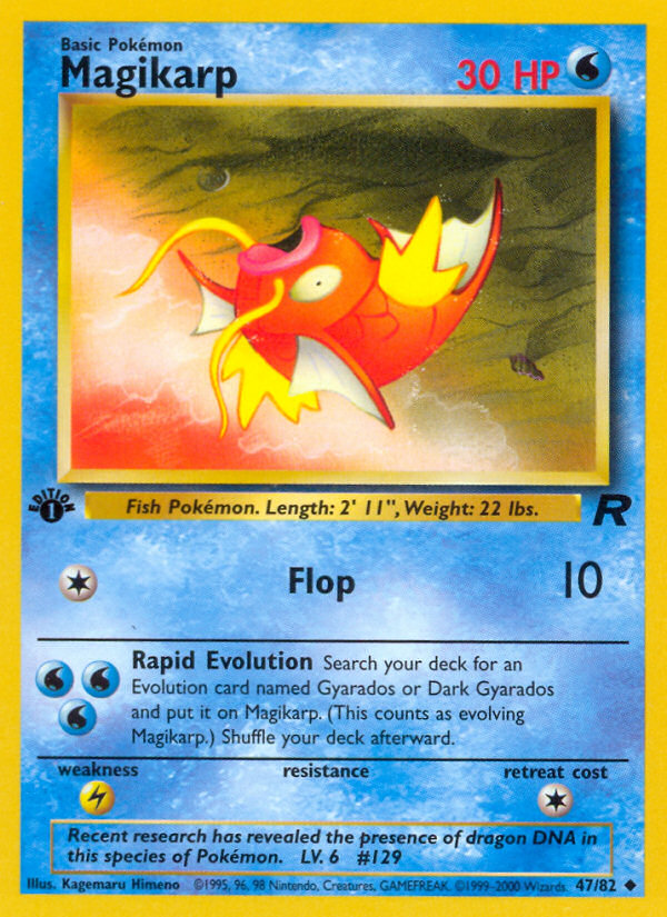 Magikarp - Team Rocket - #47 (1st Edition)