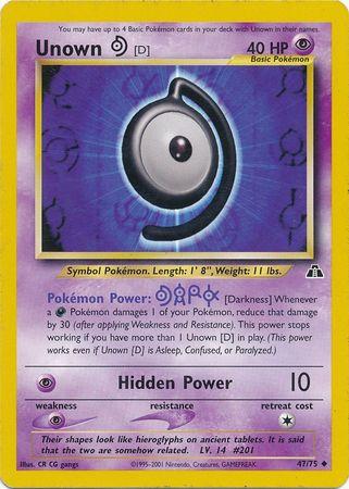 Unown D - Neo Discovery - #47