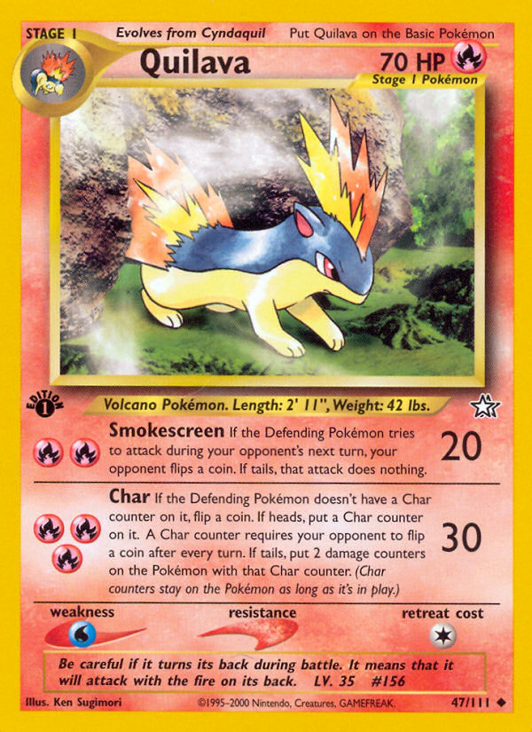 Quilava - Neo Genesis - #47 (1st Edition)