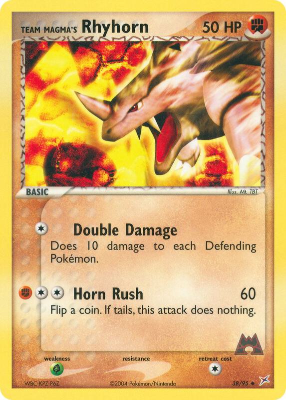 Team Magma's Rhyhorn - EX Team Magma vs Team Aqua - #38