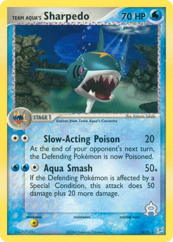 Team Aqua's Sharpedo - EX Team Magma vs Team Aqua - #18