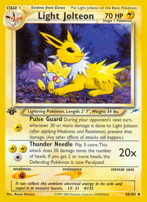 Light Jolteon - Neo Destiny - #48 (1st Edition)