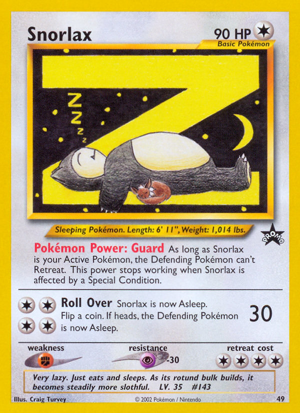 Snorlax - Black Star Promo - #49