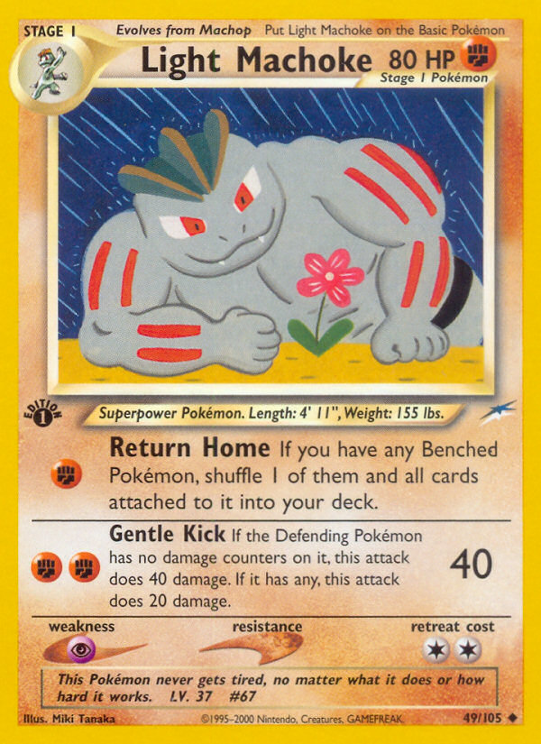 Light Machoke - Neo Destiny - #49 (1st Edition)