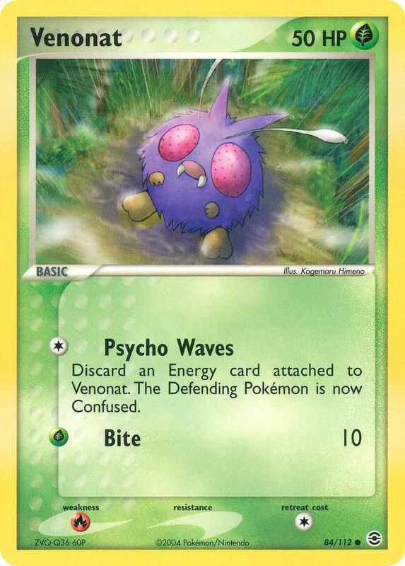 Venonat - EX FireRed & LeafGreen - #84