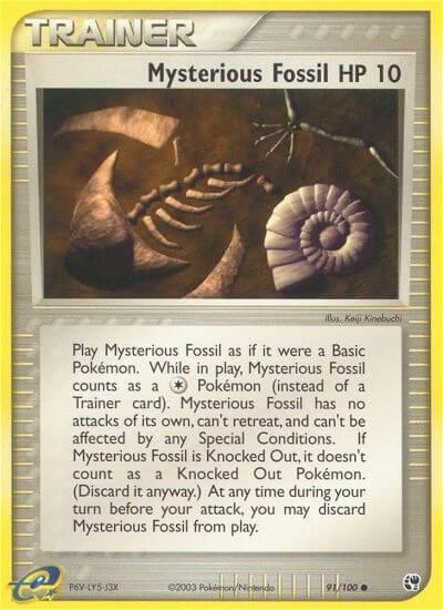 Mysterious Fossil - EX Sandstorm - #91