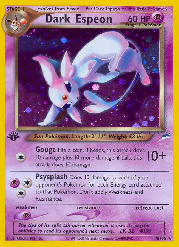 Dark Espeon - Neo Destiny - #4 (1st Edition)