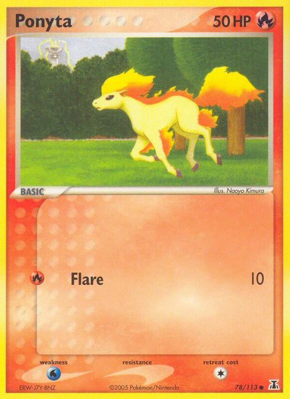 Ponyta - EX Delta Species - #78