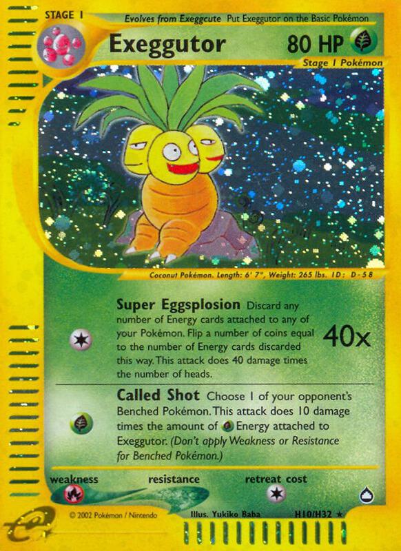 Exeggutor - Aquapolis - #H10