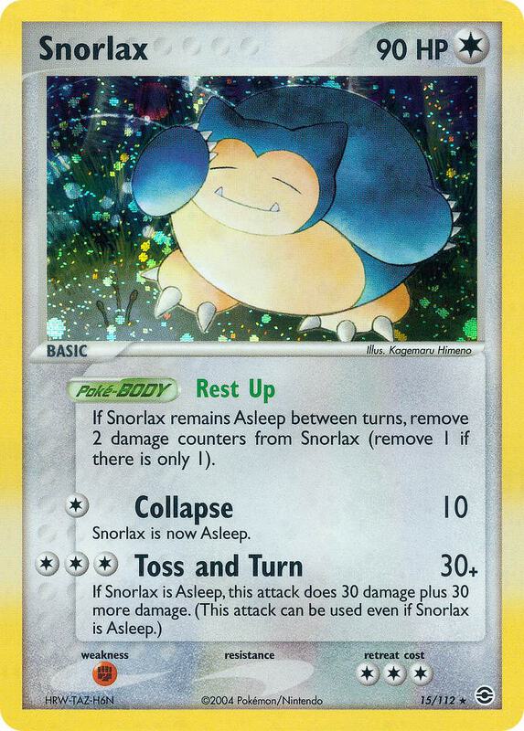 Snorlax - EX FireRed & LeafGreen - #15