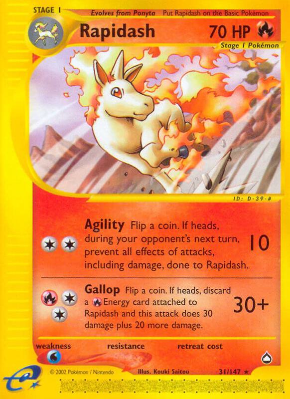 Rapidash - Aquapolis - #31