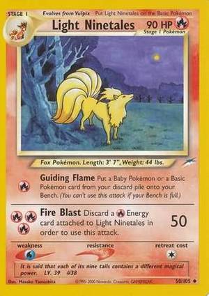 Light Ninetales - Neo Destiny - #50