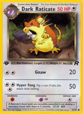Dark Raticate - Team Rocket - #51 (1st Edition)