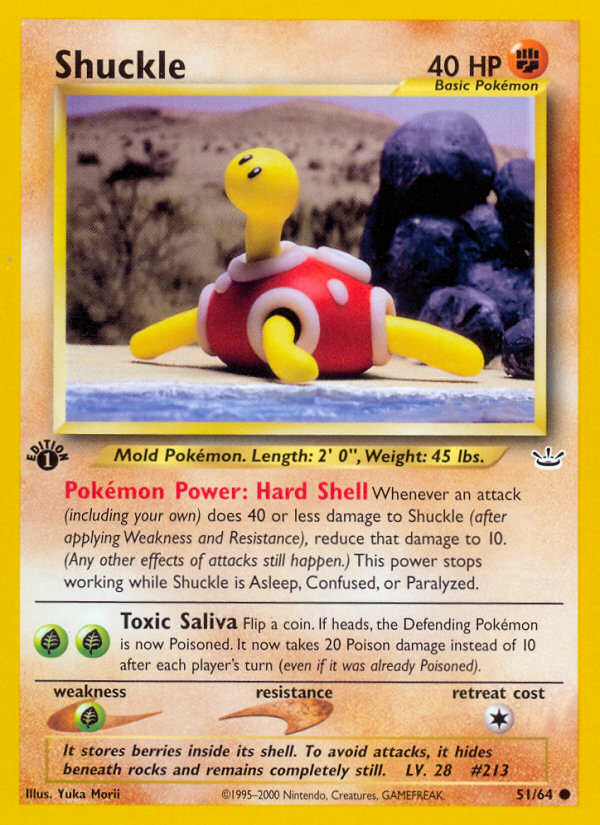 Shuckle - Neo Revelation - #51 (1st Edition)