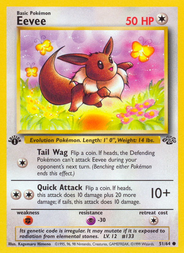 Eevee - Jungle - #51 (1st Edition)