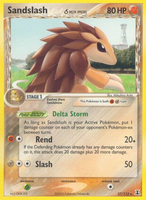 Sandslash (Delta Species) - EX Delta Species - #27