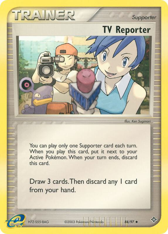 TV Reporter - EX Dragon - #88