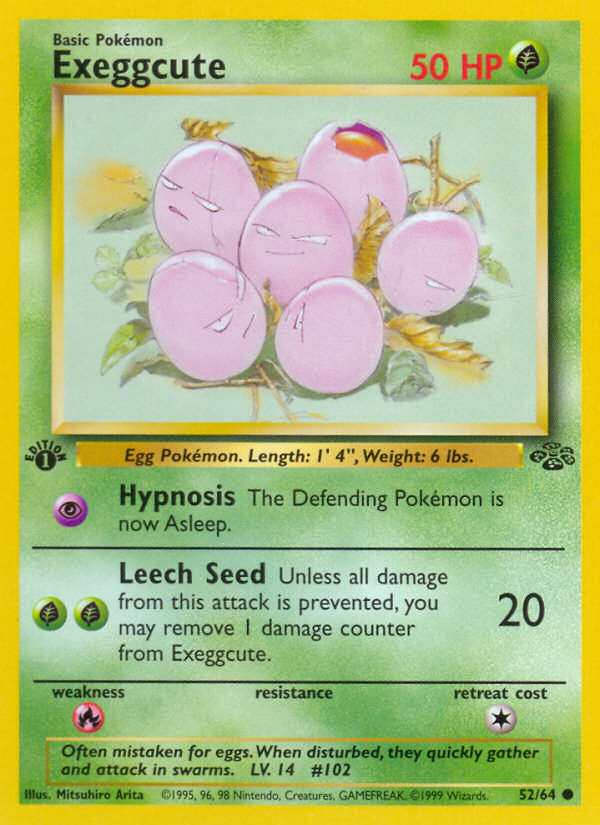 Exeggcute - Jungle - #52 (1st Edition)