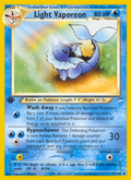 Light Vaporeon - Neo Destiny - #52 (1st Edition)