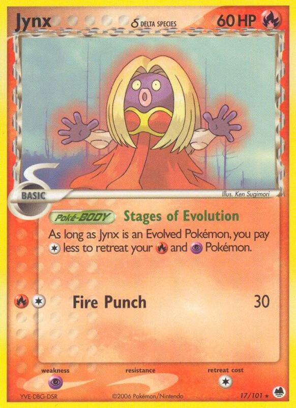 Jynx (Delta Species) - EX Dragon Frontiers - #17
